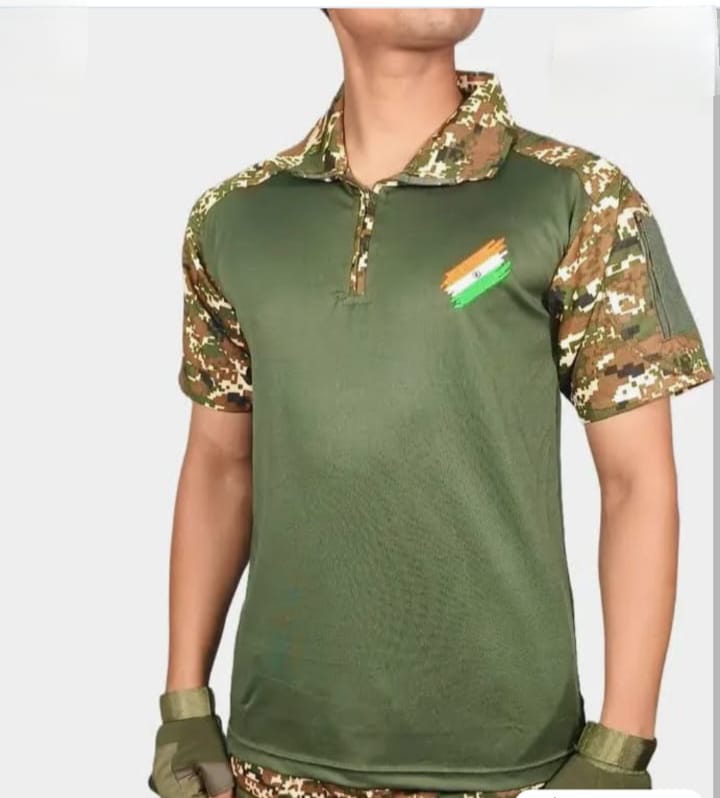 COMBATE T-SHIRT HAIF SLEEP CRPF